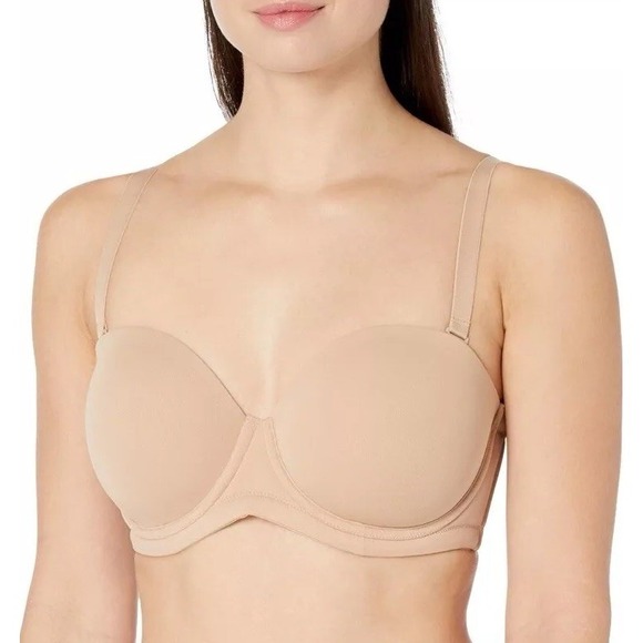 $68 NWT Wacoal Full Busted Underwire Bra 854119 Size 40C Nude - Picture 1 of 8